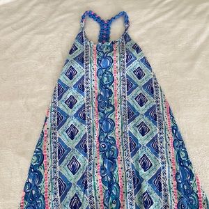 Lilly Pulitzer Braided Back Trapeze Dress
